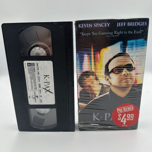 K-PAX VHS 2002 Sci-Fi Drama Kevin Spacey Jeff Bridges Pre-Owned - Picture 3 of 3
